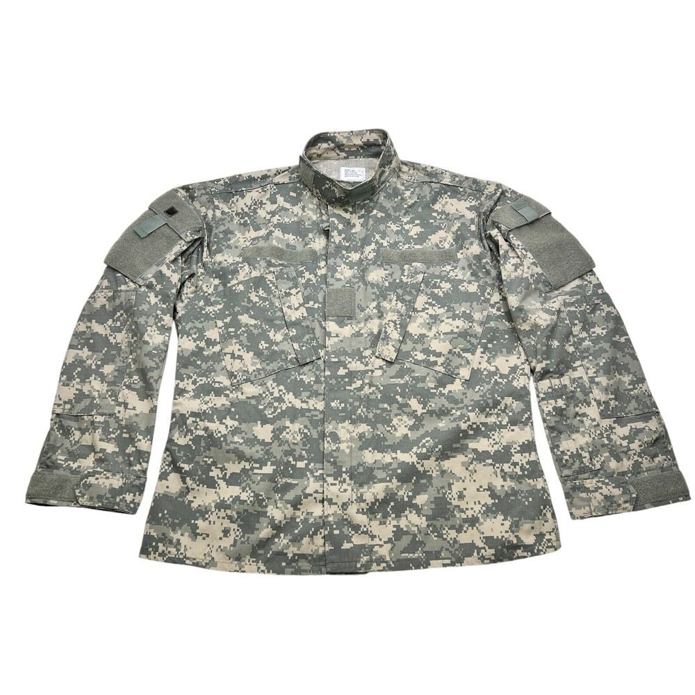 Army Combat Uniform Coat Size Medium Short NSN 8415-01-519-8509‎ Digital Camo